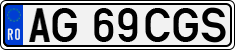 License plate of Romania, Regular plates