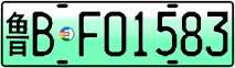 License plate of China, Electric vehicles