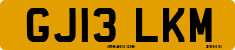 License plate of the United Kingdom, 2001 year system
