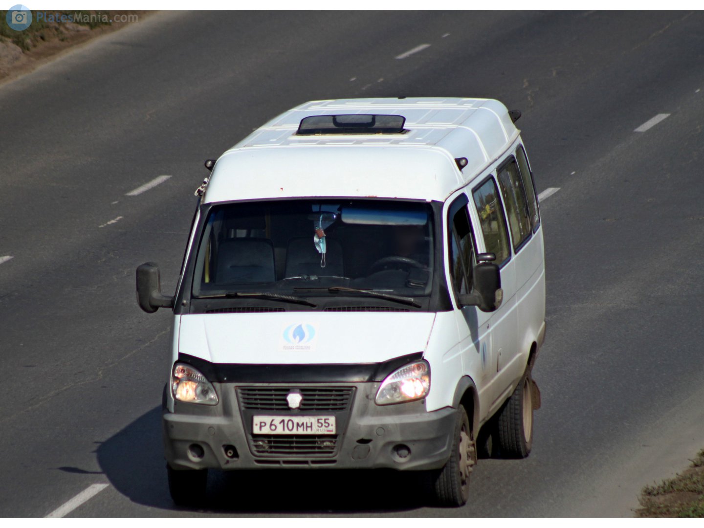 р 610 мн 55, GAZ 3221 ГАЗель 2-3221 Minibus, facelift, 2003–
