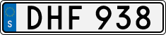 License plate of Sweden, Regular plates