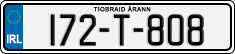 License plate of Ireland, Regular plates