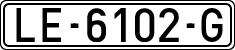 License plates of Spain, 1971 year series