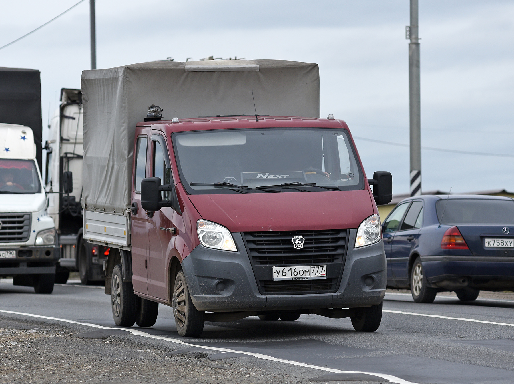 у 616 ом 777, GAZ ГАЗель Next Double Cab Truck (A22, C42), 2013–