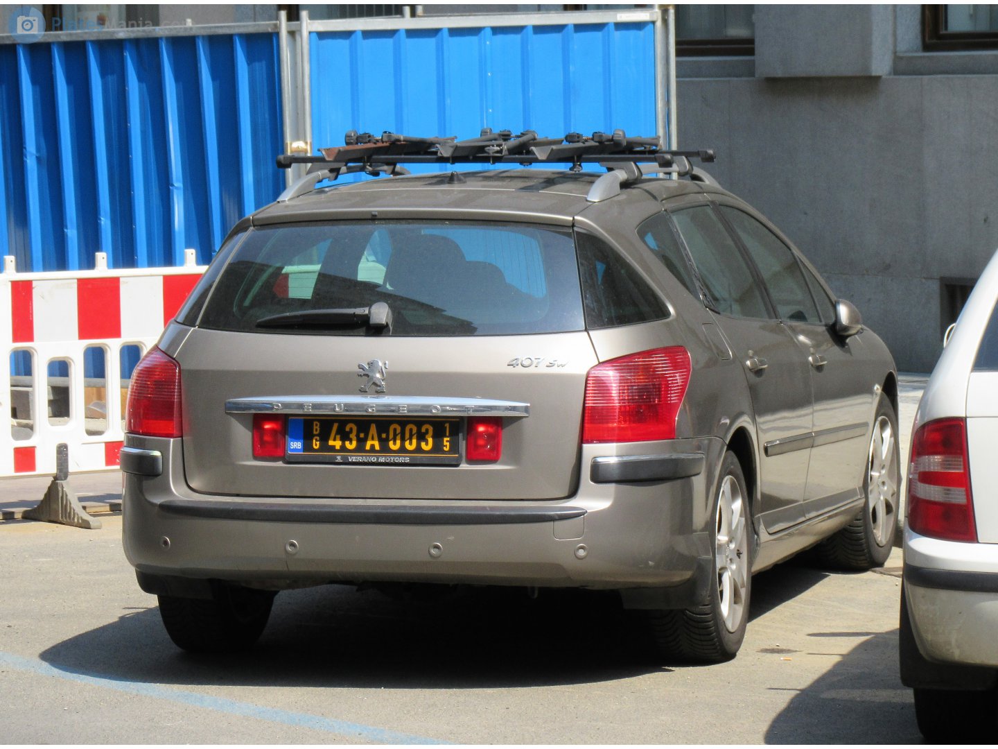 BG 43-A-003, Peugeot 407 1st gen SW Wagon (D22), 2004–2010