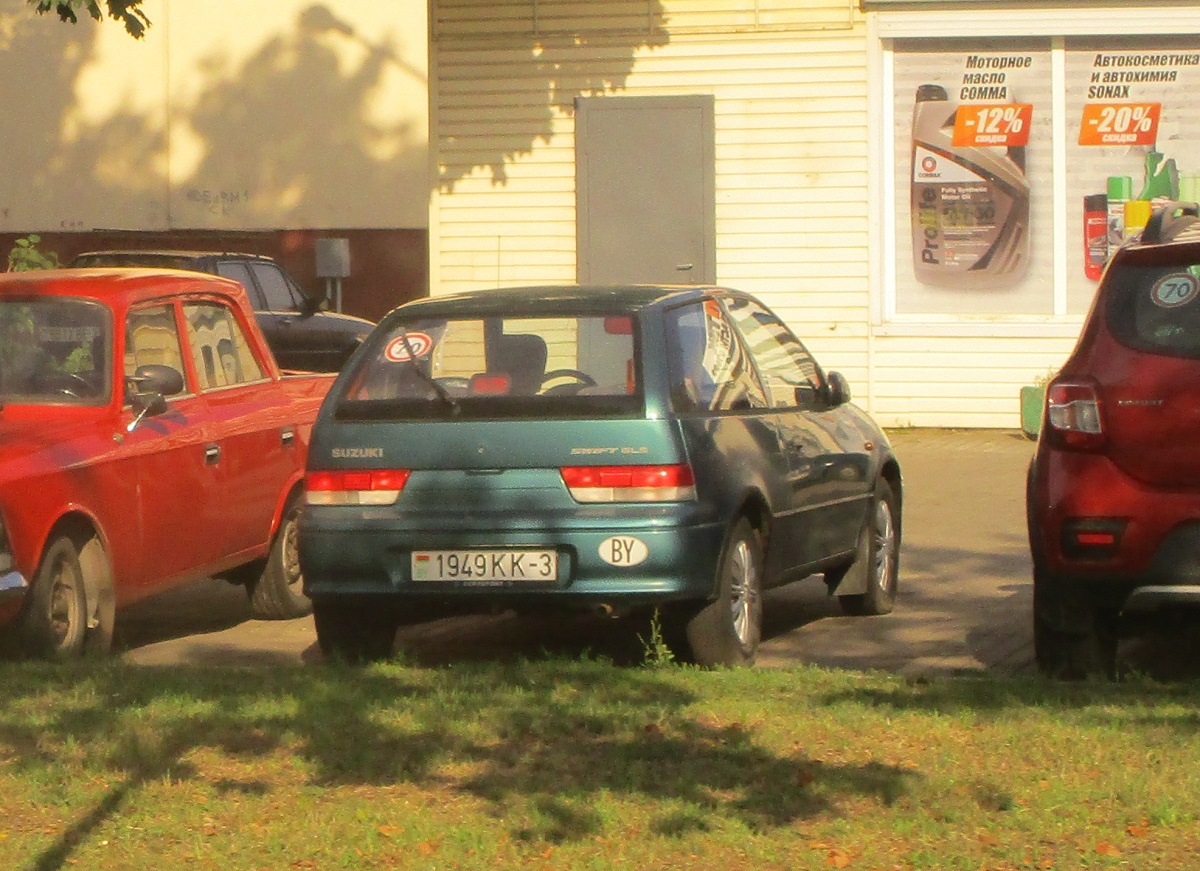 1949 KK-3, Suzuki Swift 2nd gen 3-door Hatch (SF), facelift, 1996–2004