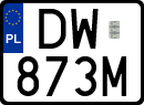 License plates of Poland, Special vehicles and motorcycles