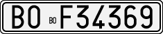 License plate of Italy, Cars (1927 year series)