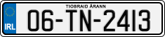 License plate of Ireland, Regular plates