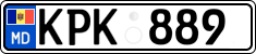 License plate of Moldova, Cars (2015)