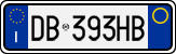 License plate of Italy, Cars (1994 year series)