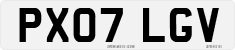 License plate of the United Kingdom, 2001 year system