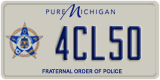 Michigan, Specialty plates (1AB23)