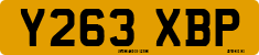 License plate of the United Kingdom, 1983 year system