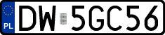 License plates of Poland, Regular car plates