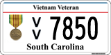 South Carolina, Military (A12345 / AB12345)