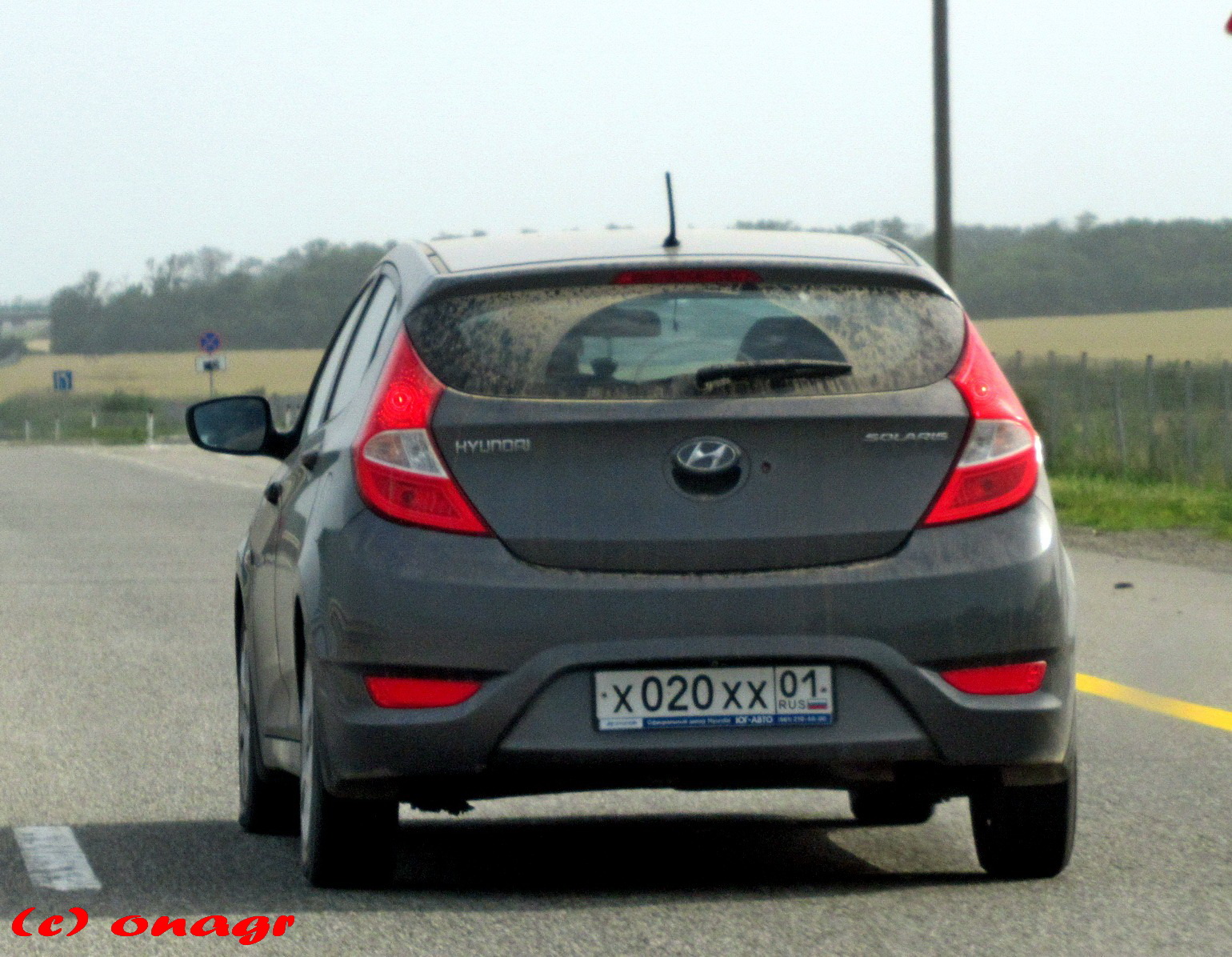 х 020 хх 01, Hyundai Solaris 1st gen Hatchback (RB), 2011–2014