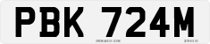 License plate of the United Kingdom, 1963 year system