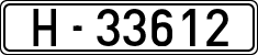 License plates of Spain, 1900 year series