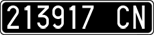 License plate of Italy, Cars (1927 year series)