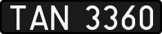 License plates of Poland, 1976 year system