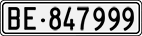 License plate of Switzerland, Cars