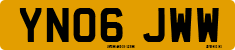License plate of the United Kingdom, 2001 year system