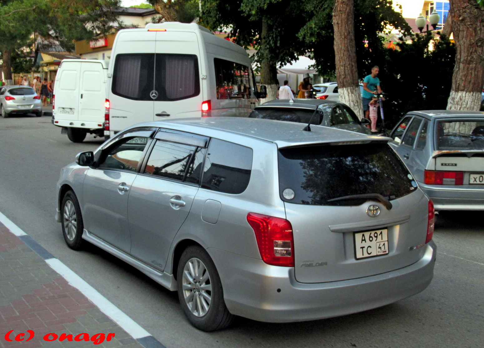 а 691 тс 41, Toyota Corolla Fielder 2nd gen (E140), 2006–2012