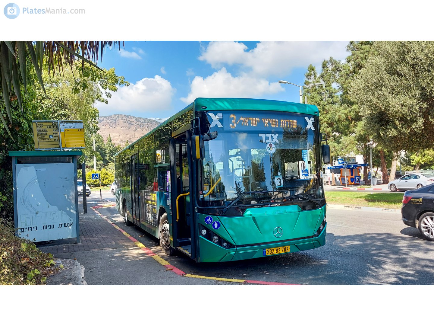 232-83-702, Merkavim Pioneer 3465 Pioneer (Mercedes-Benz OC500LE)