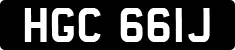 License plate of the United Kingdom, 1963 year system