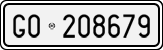 License plate of Italy, Cars (1927 year series)
