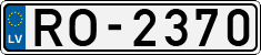License plate of Latvia, Regular car plates