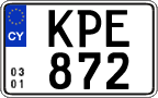 License plate of Cyprus, Regular plates