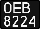 License plates of Poland, 1976 year system