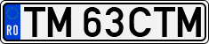 License plate of Romania, Regular plates