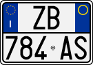 License plate of Italy, Cars (1994 year series)