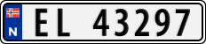 License plate of Norway, Cars