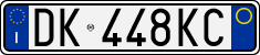 License plate of Italy, Cars (1994 year series)