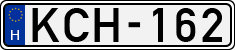 license plates of Hungary, Cars (1990)