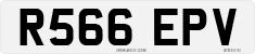License plate of the United Kingdom, 1983 year system
