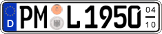 German license plate, Seasonal plates