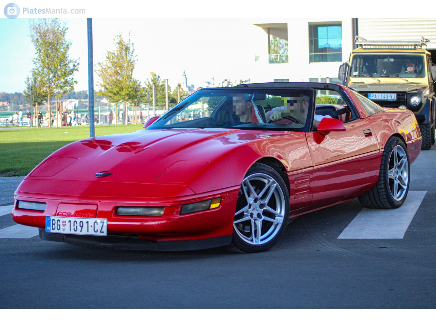 BG 1091-ĆŽ, Chevrolet Corvette 4th gen (Sport Coupé) Targa (C4; 07), facelift, 1990–1996