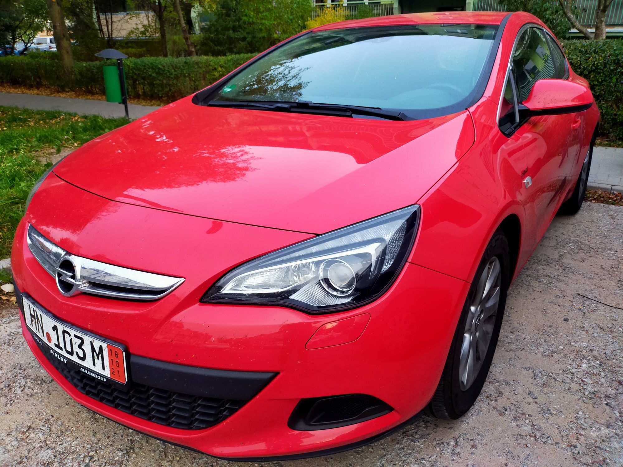 HN 103 M, Opel Astra 4th gen GTC (OPC) 3-door Hatch (J; P10), 2012–2018