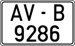 License plates of Spain, 1971 year series