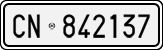 License plate of Italy, Cars (1927 year series)