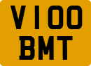 License plate of the United Kingdom, 1983 year system