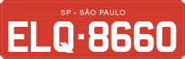 License plate of Brazil, Commercial vehicles (1990)