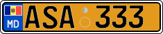 License plate of Moldova, Public transport (2015)