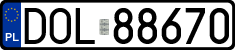 License plates of Poland, Regular car plates