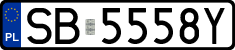 License plates of Poland, Regular car plates